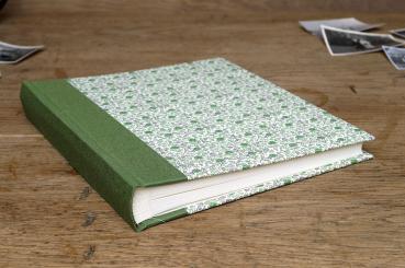 Fotoalbum grün flieder "Lissi", Rosen, romantisches Album